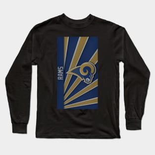 Retro LA Rams [Vintage Distressed] Long Sleeve T-Shirt